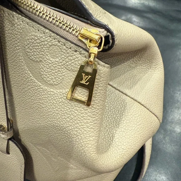 Louis Vuitton Grand Palais Tan Embossed Satchel - Picture 11 of 16